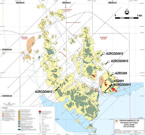 Aztec Project Outcrop Geology