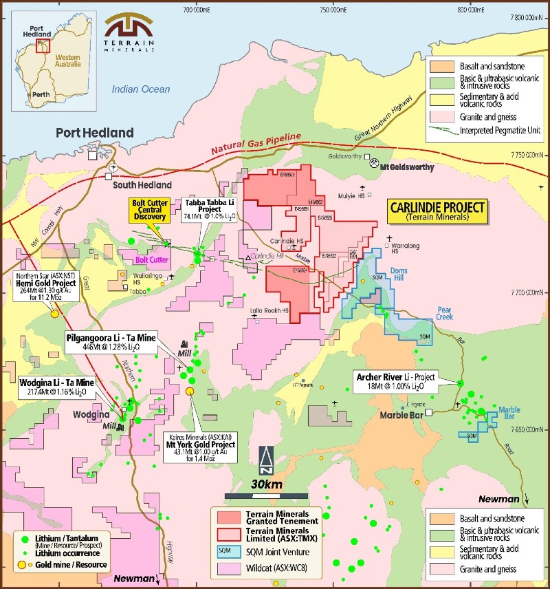 Carlindie Project - Regional Geology