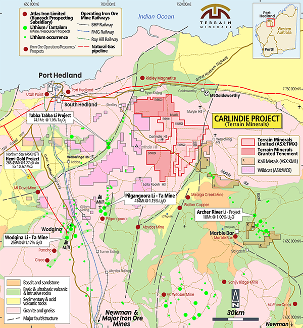 Carlindie Project - Regional Geology Carlindie Project - Regional Geology