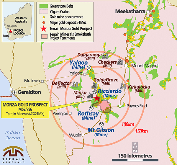Smokebush Gold Project - Monza - Infra Smokebush Gold Project - Monza - Infra