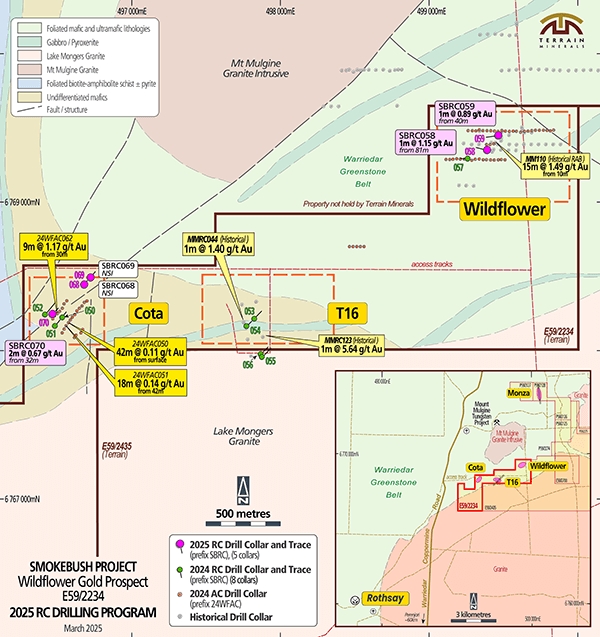 Smokebush Gold Project - Wildflower - 2025 RC Drilling Program Smokebush Gold Project - Wildflower - 2025 RC Drilling Program